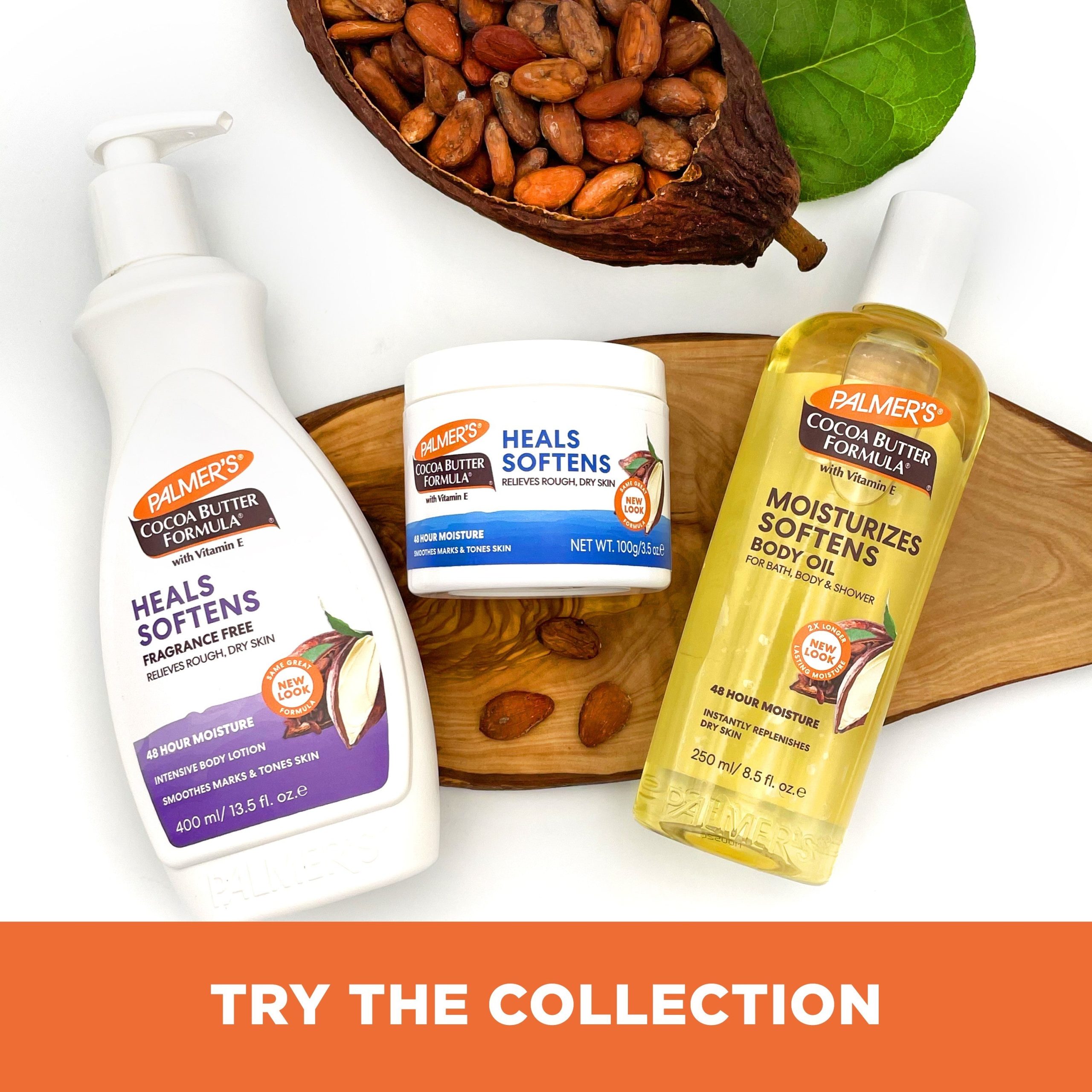 Heals & Softens Cocoa Butter Body Lotion, Fragrance Free - Image 7