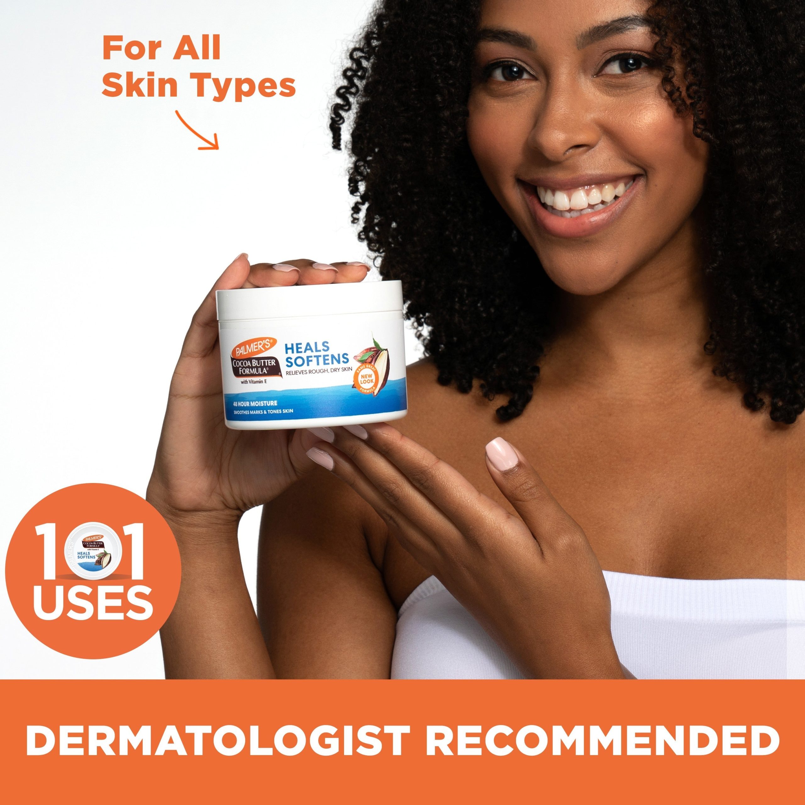 Cocoa Butter Heals & Softens Original Solid Jar - Image 5
