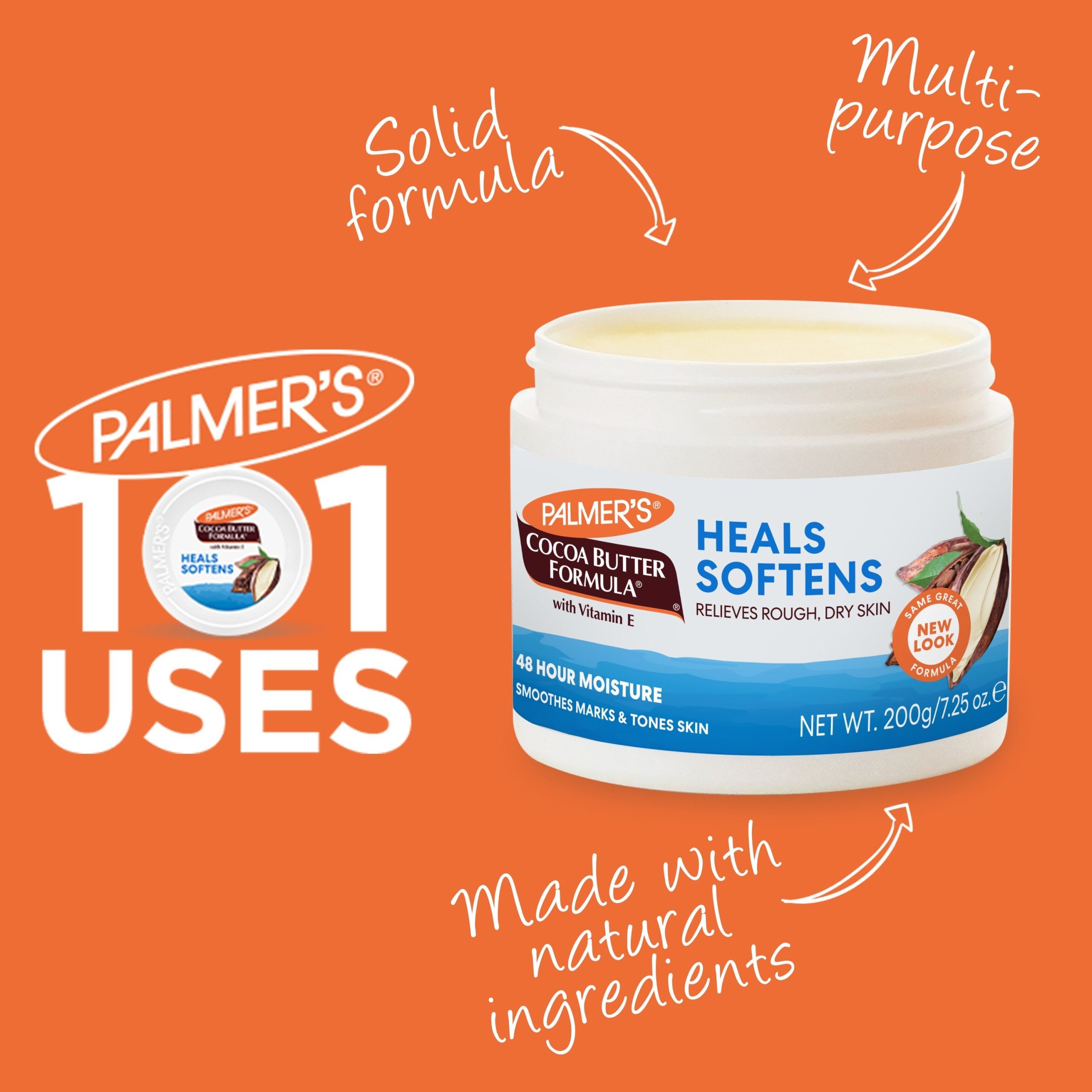 Cocoa Butter Heals & Softens Original Solid Jar - Image 9
