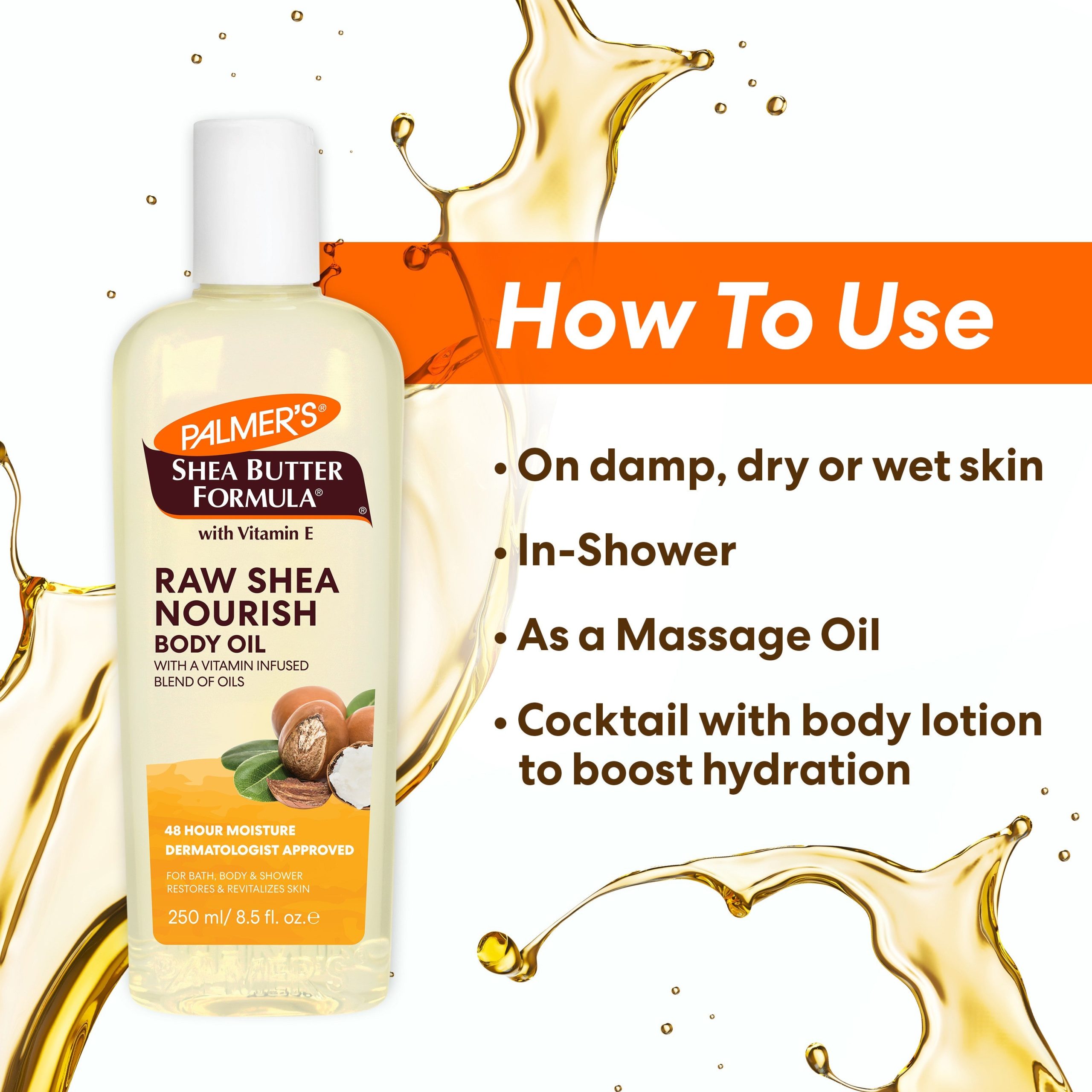 Raw Shea Nourish Body Oil - Image 5