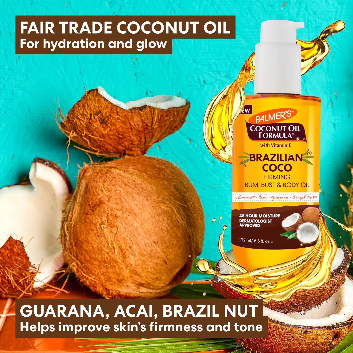 Brazilian Coco Firming Bum, Bust & Body Oil - Image 5