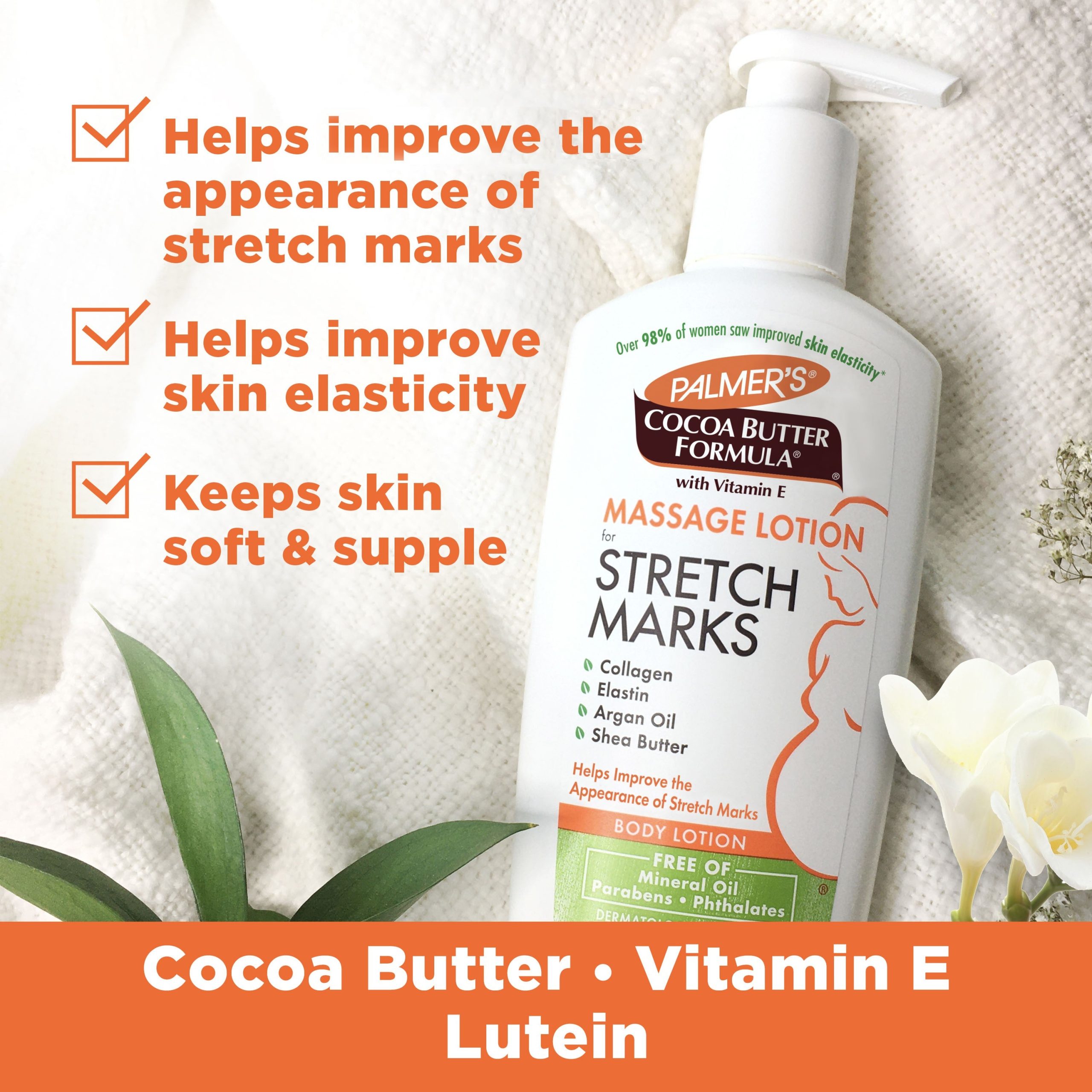 Cocoa Butter Massage Lotion for Pregnancy Stretch Marks - Image 2