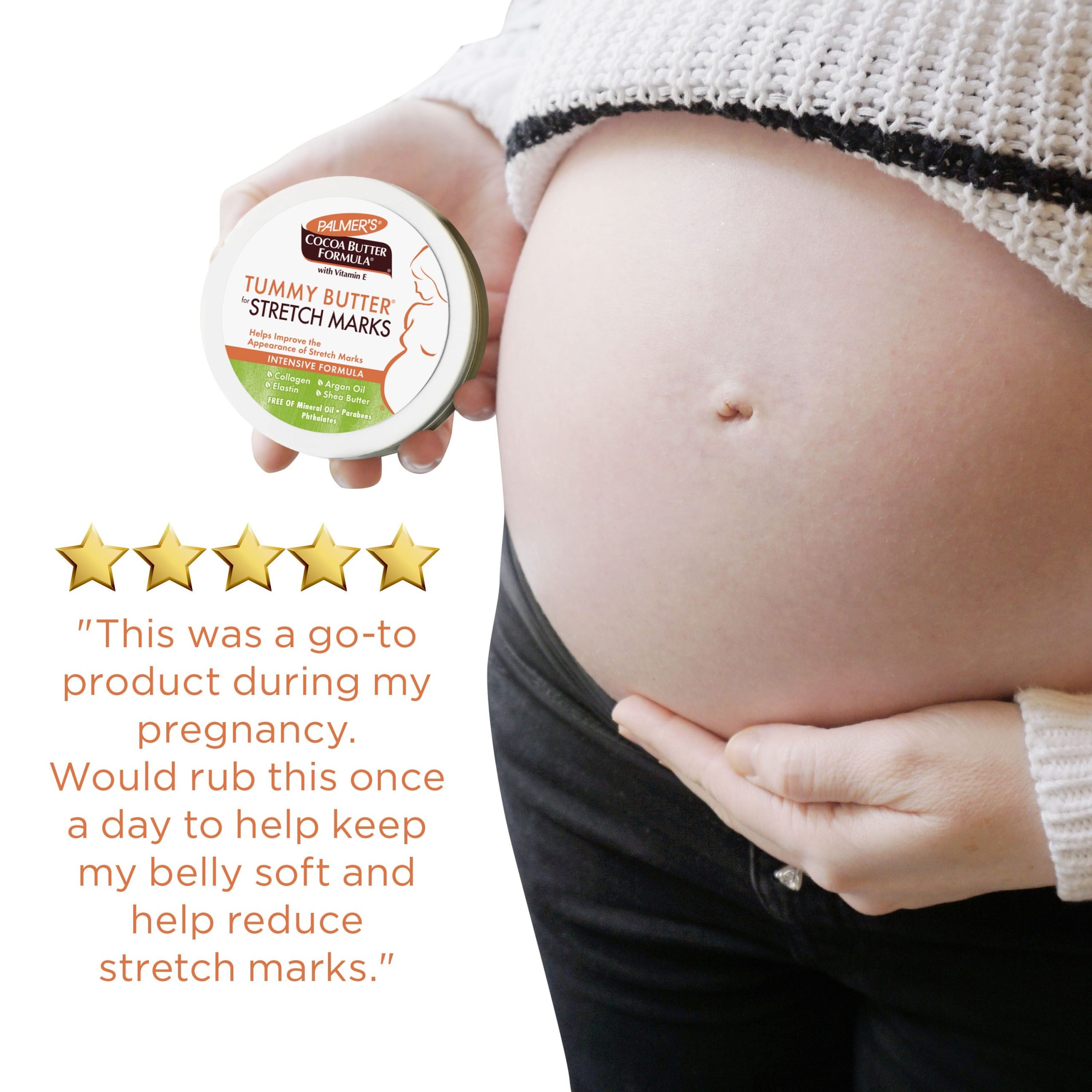 Cocoa Butter Tummy Butter for Pregnancy Stretch Marks - Image 7