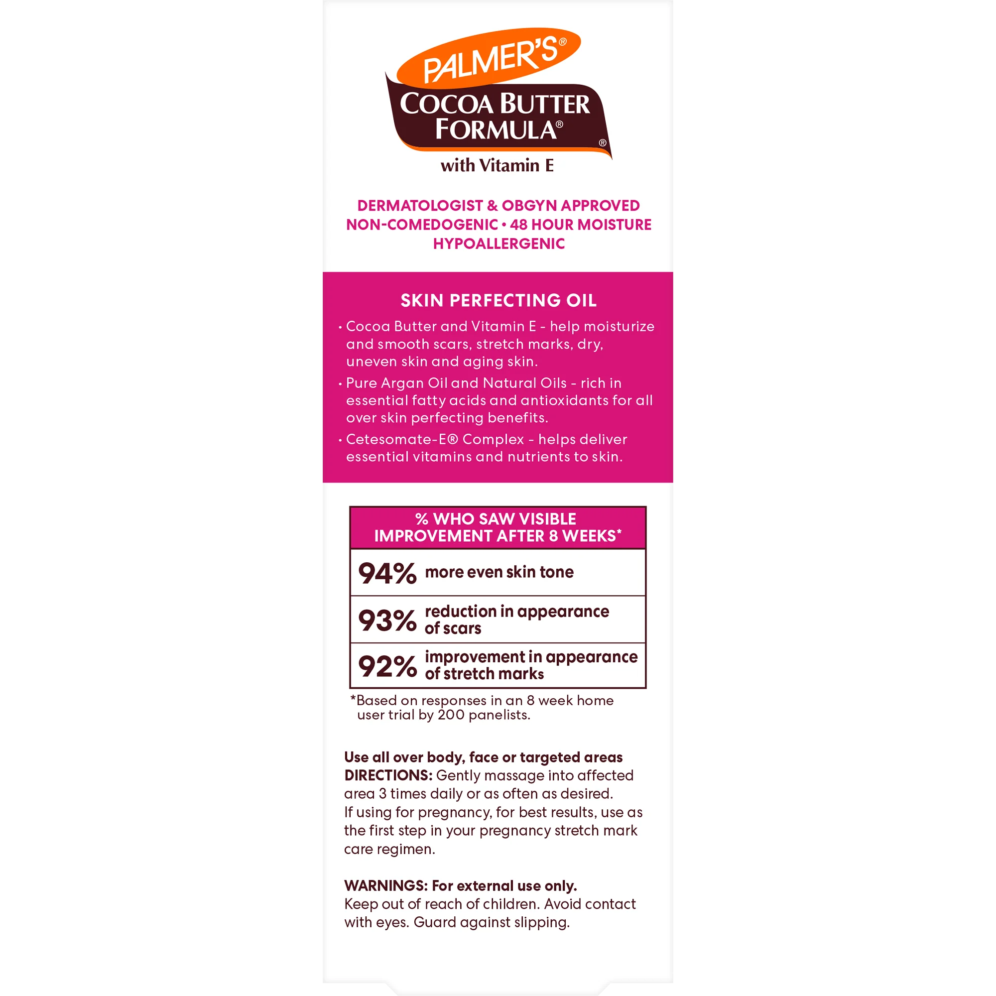 Cocoa Butter Skin Therapy Oil with Vitamin E - Image 25