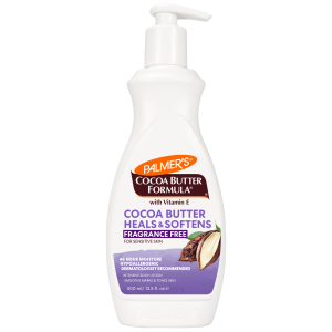 Heals & Softens Cocoa Butter Body Lotion, Fragrance Free