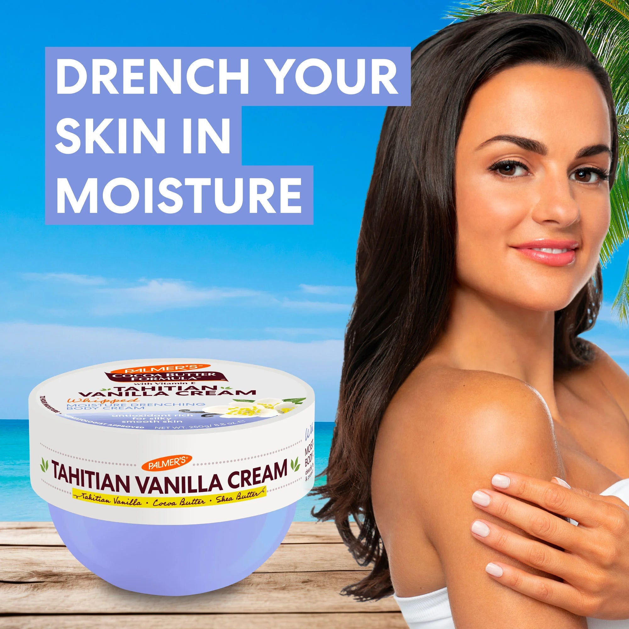 Tahitian Vanilla Moisture Drenching Whipped Body Cream - Image 2