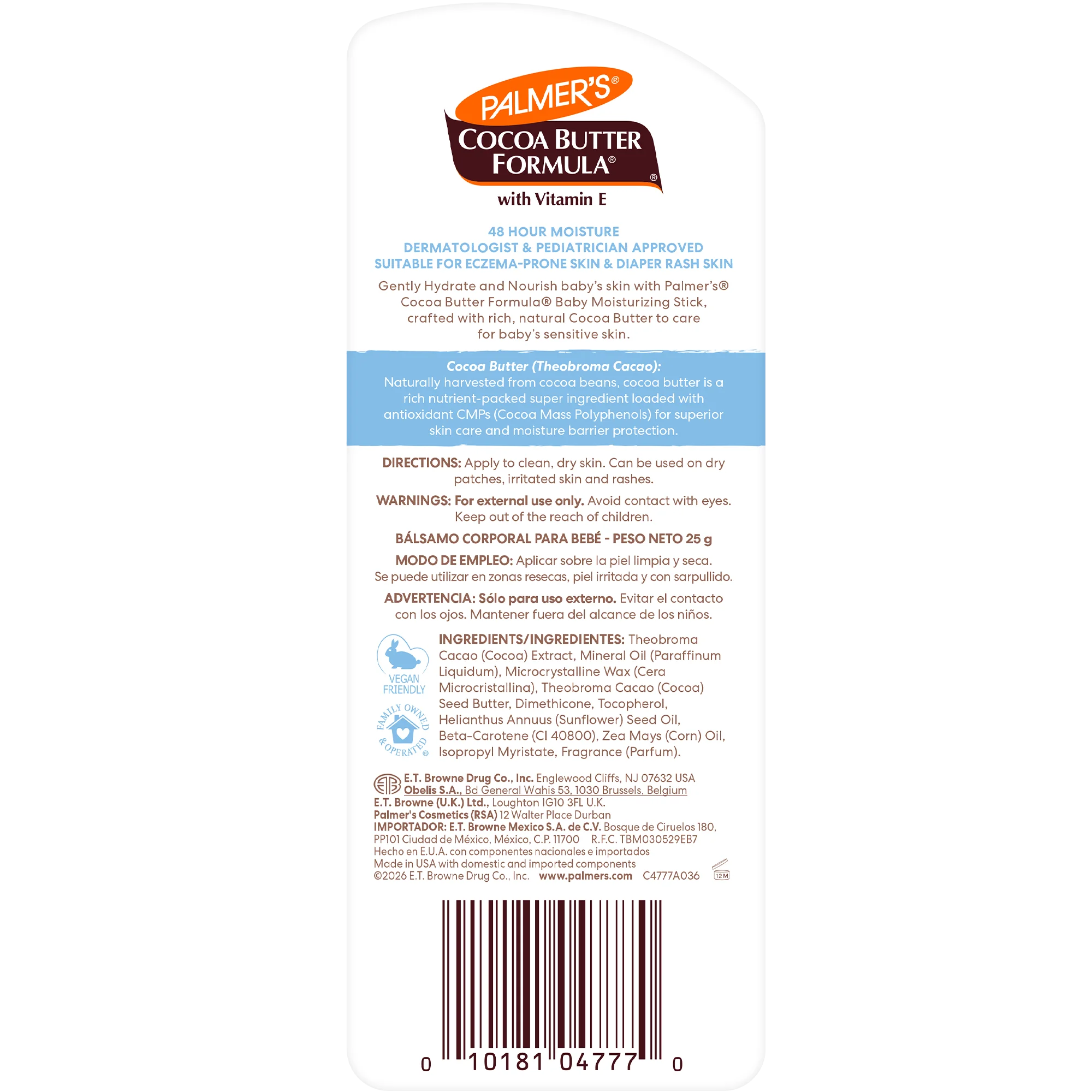 Cocoa Butter Baby Moisturizing Stick - Image 3
