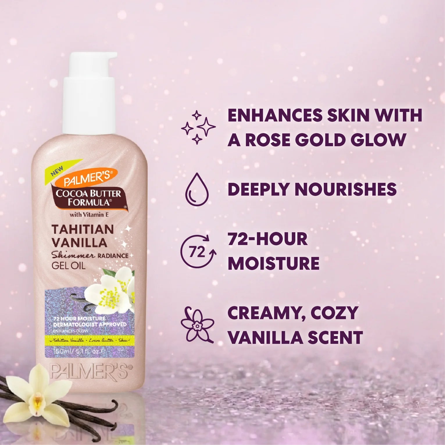 Tahitian Vanilla Shimmer Gel - Image 4